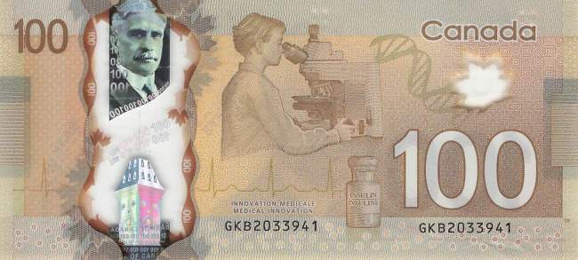 Kanada 100 Dollar 2016 p.110c